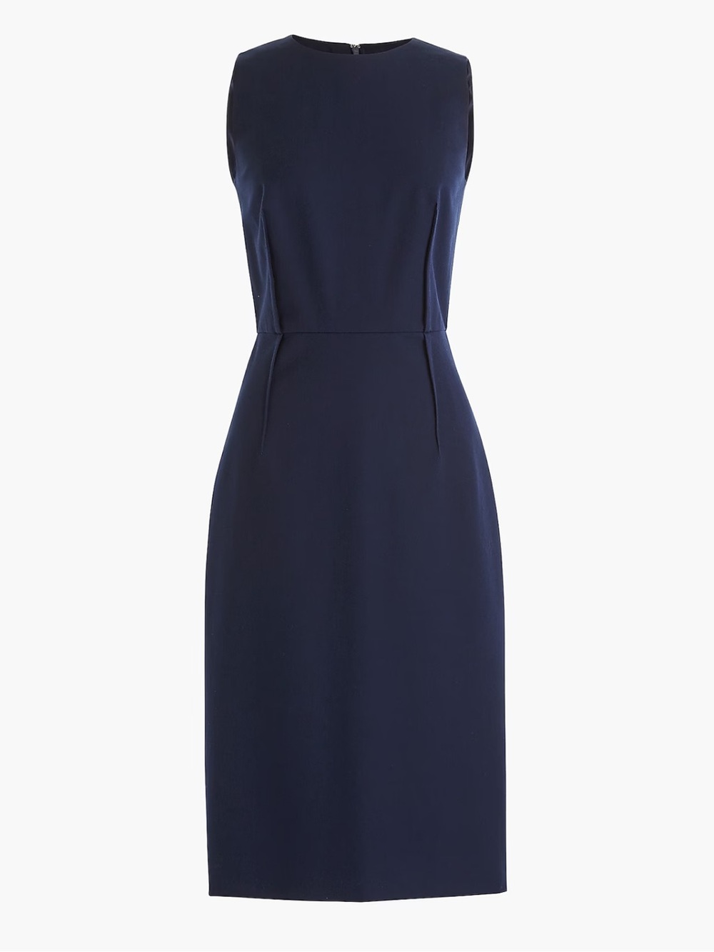 J. Crew Sheath dress bi-stretch cotton in Navy Blue Size 18 NWT Office